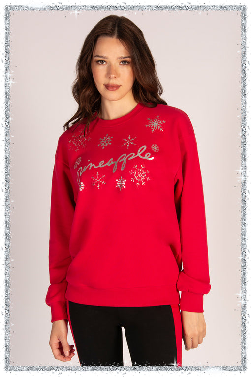 pineapple Pineapple Snowflake Sweatshirt