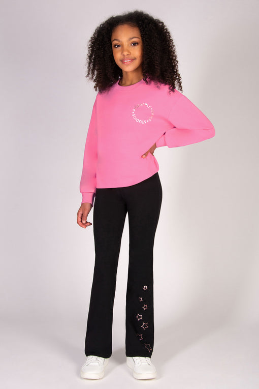 Pineapple Raw Edge Sweatshirt