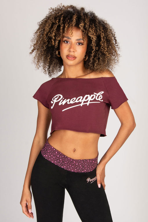 Pineapple Retro Crop T-Shirt