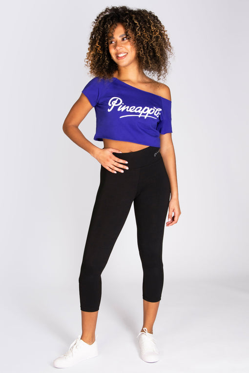 Pineapple Retro Crop T-Shirt