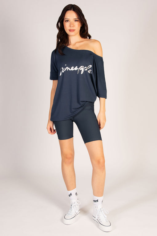 Pineapple Rib Cycling Shorts With Pocket