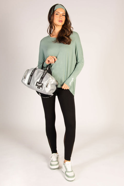 Pineapple Script Long Sleeve Top