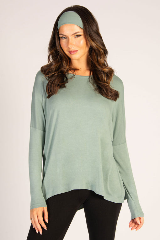 pineapple Script Long Sleeve Top