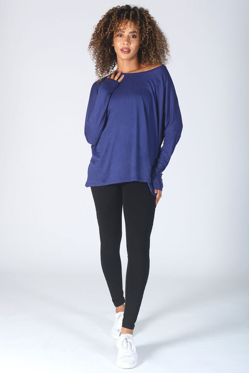 Pineapple Script Long Sleeve Top