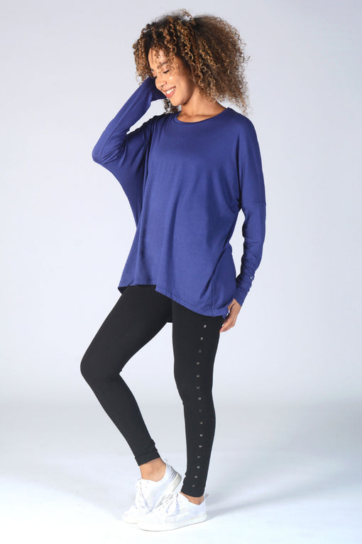 Pineapple Script Long Sleeve Top