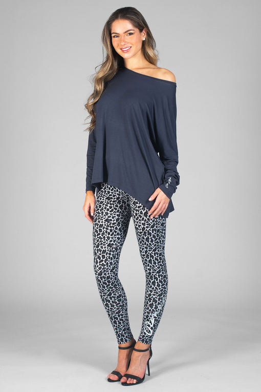 Pineapple Script Long Sleeve Top