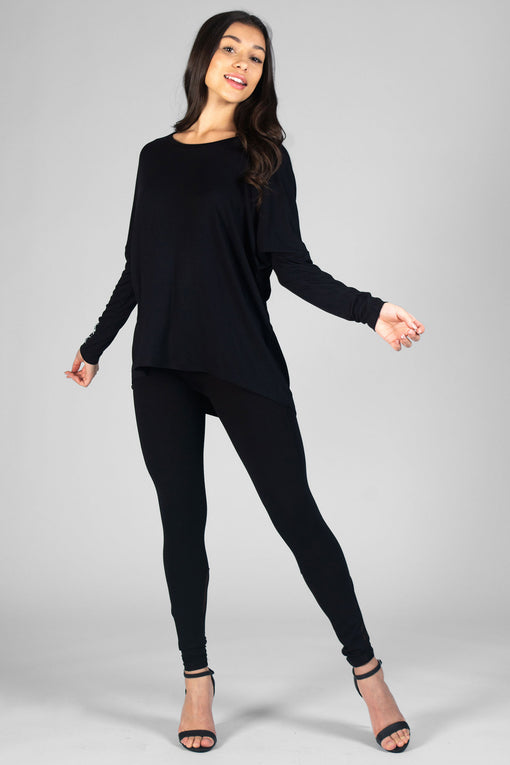 Pineapple Script Long Sleeve Top