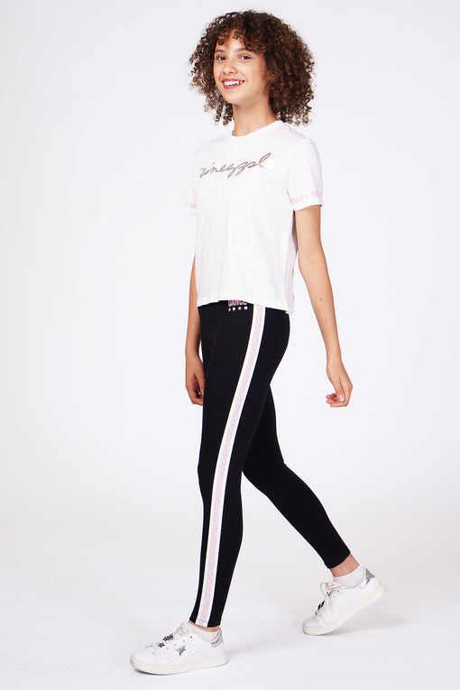 Pineapple Script T-Shirt & Leggings Set