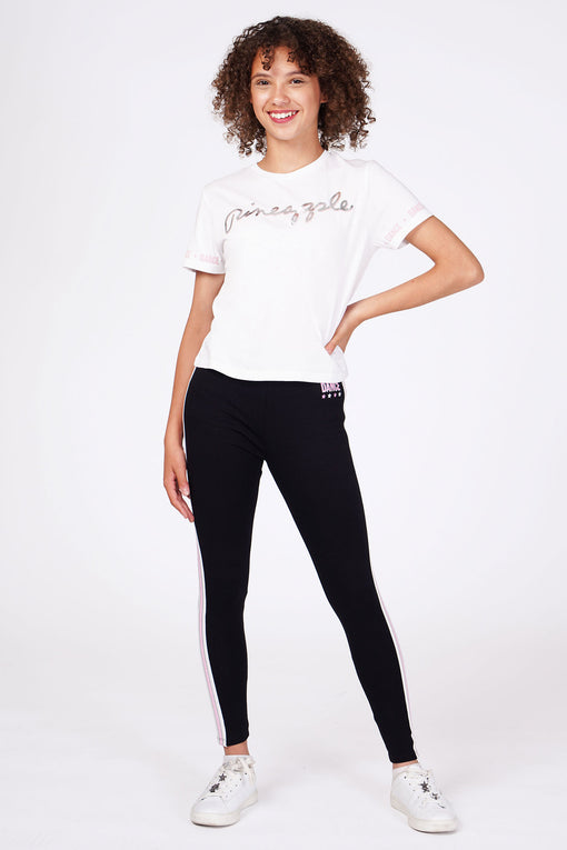 pineapple Script T-Shirt & Leggings Set