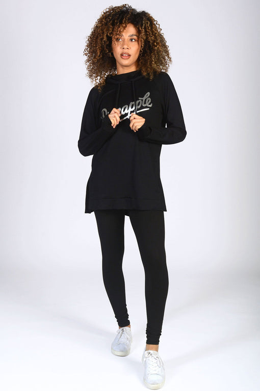 Pineapple Side Slit Hoodie