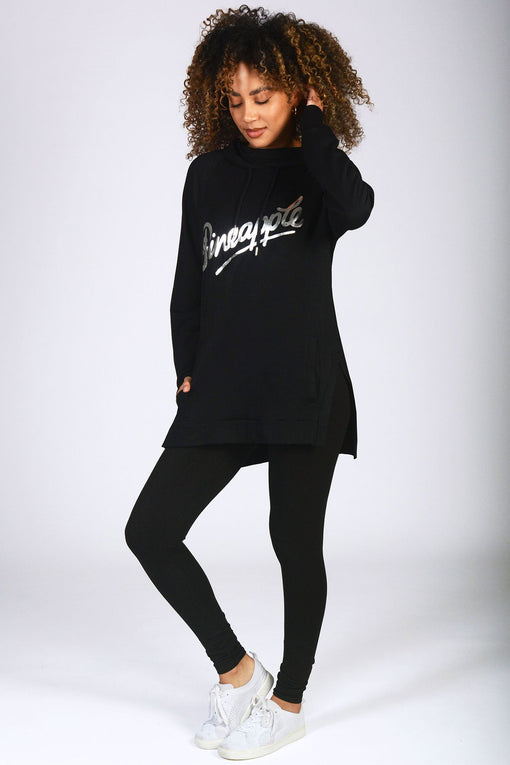 Pineapple Side Slit Hoodie