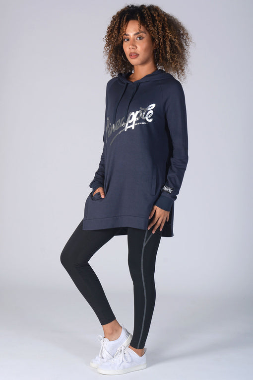 Pineapple Side Slit Hoodie