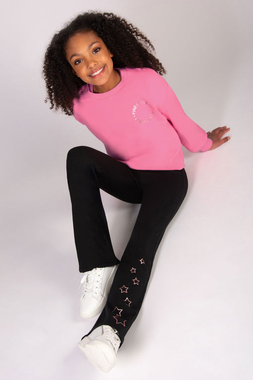 Pineapple Star Jersey Flare Trousers