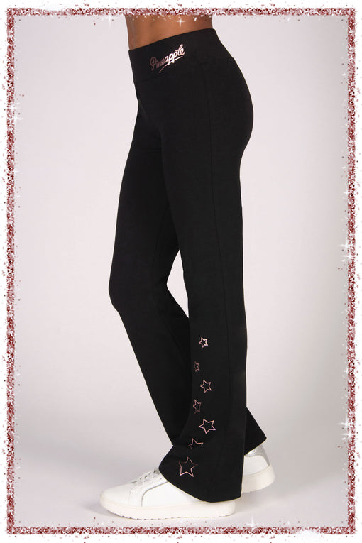 pineapple Star Jersey Flare Trousers