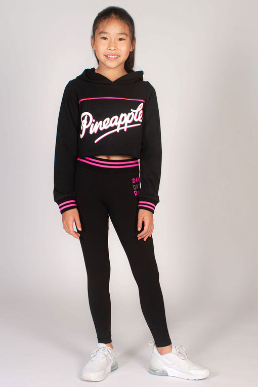 Pineapple Stripe Rib Band Leggings