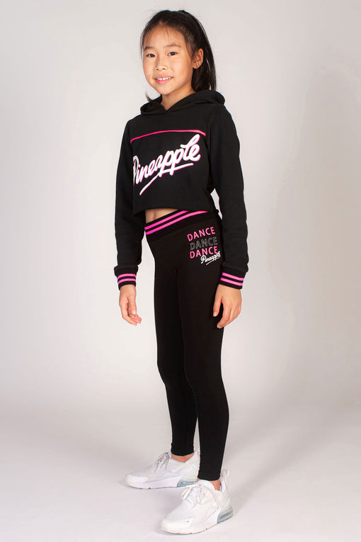 Pineapple Stripe Rib Band Leggings