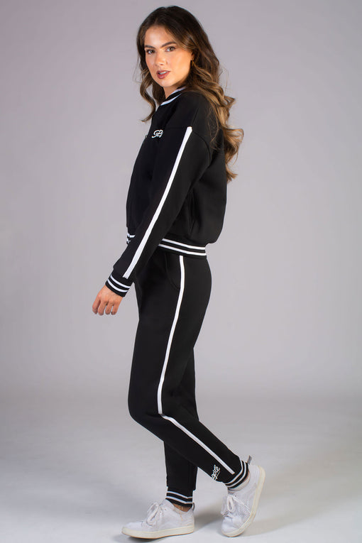 Pineapple Stripe Rib Cuff Joggers