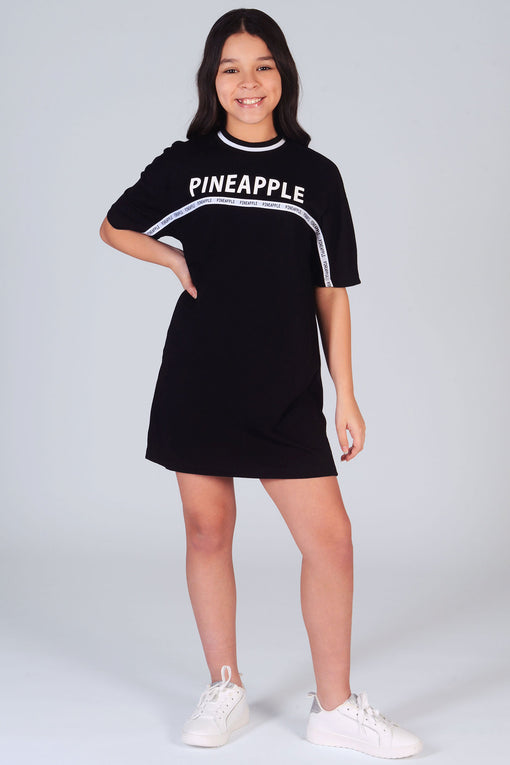 Pineapple Stripe T-Shirt Dress