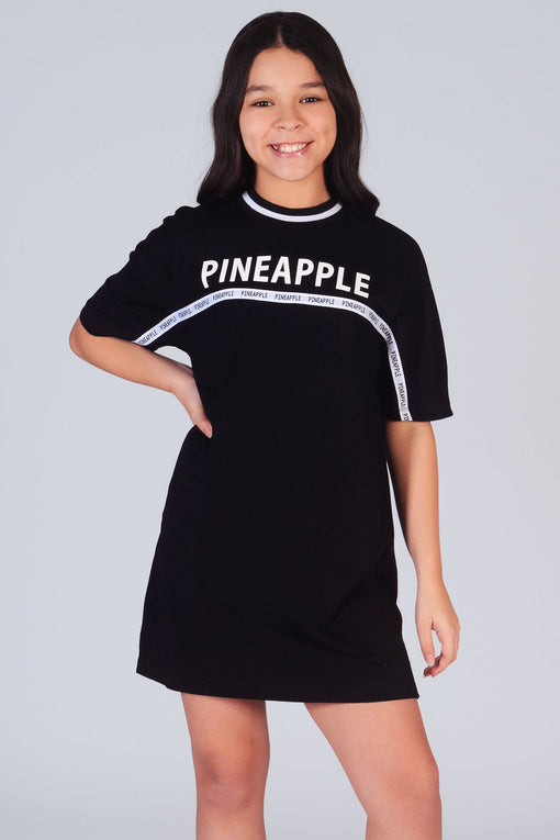 pineapple Stripe T-Shirt Dress