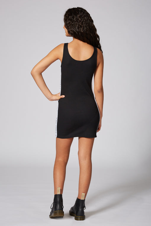 Pineapple Stripe Tank Dress