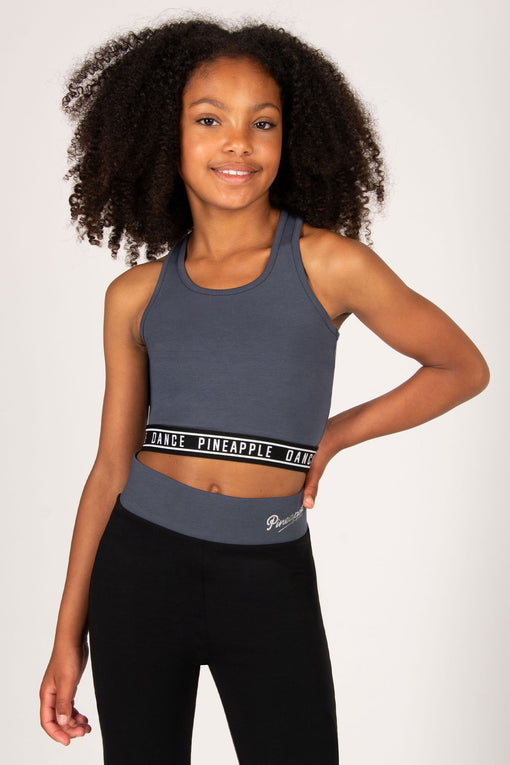 Pineapple Tape Hem Midi Crop Top