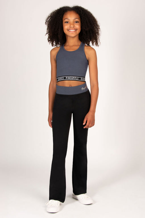 Pineapple Tape Hem Midi Crop Top