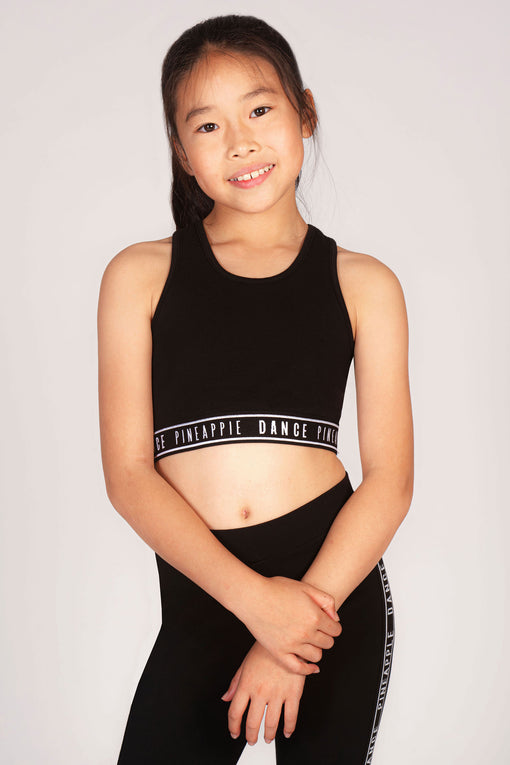 pineapple Tape Hem Midi Crop Top