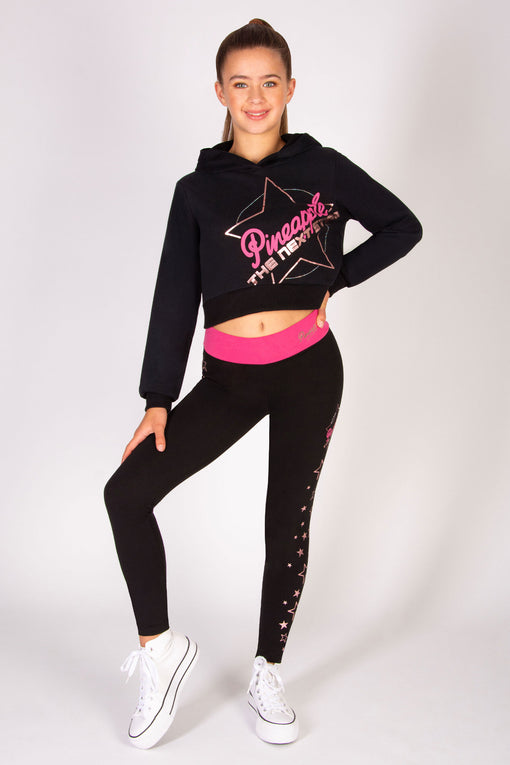 Pineapple The Next Step Crop Hoodie
