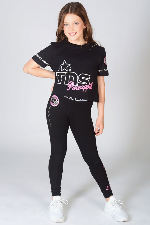 Pineapple The Next Step Crop T-Shirt