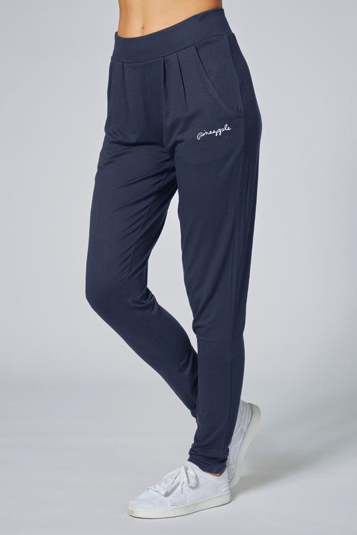 pineapple Viscose Relaxed Fit Jersey Trousers