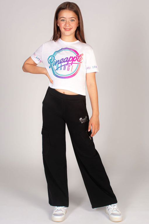 Pineapple Wide Leg Cargo Joggers