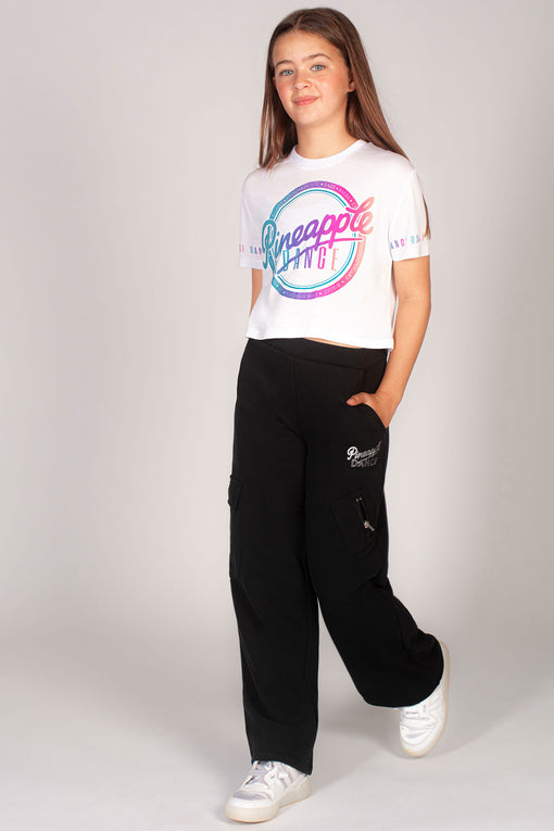 Pineapple Wide Leg Cargo Joggers