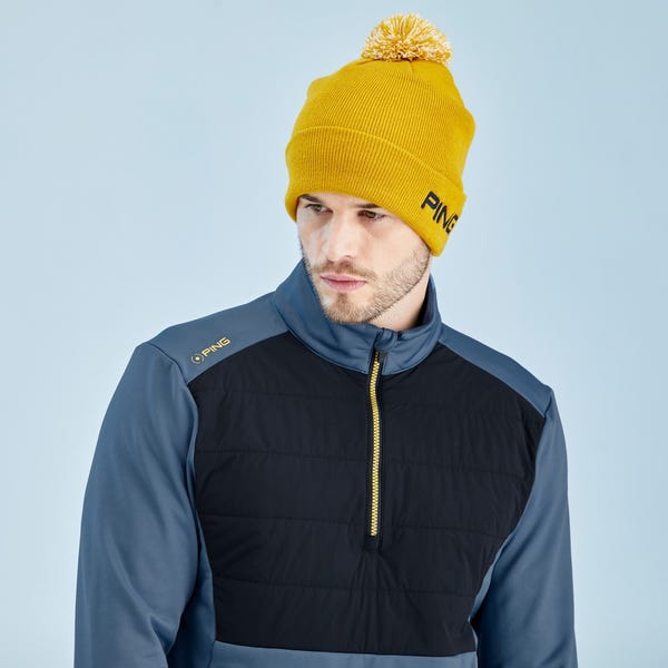 Ping Astbury Men's Insulated Half Zip Fleece Jacket - Blue Fusion/Navy