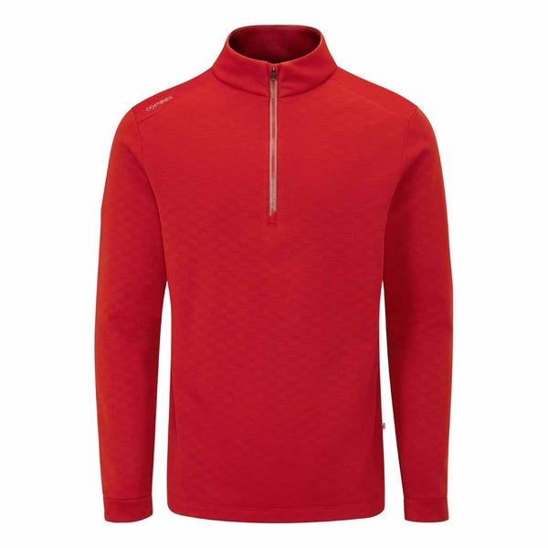 Ping Bexton Men's Half Zip Fleece - Classic Red Multi