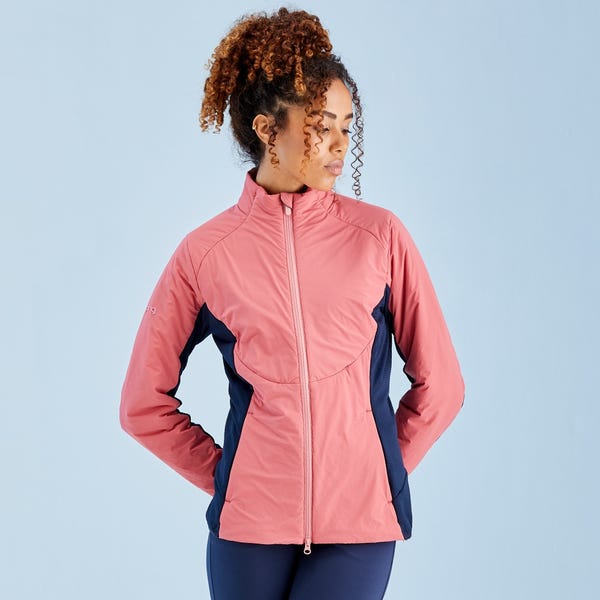 ping Casey Ladies Insulated Hybrid Jacket - Rose/Navy