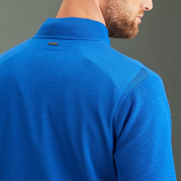 Ping Croy Men's Lined Half Zip Sweater - Dark Blue 24