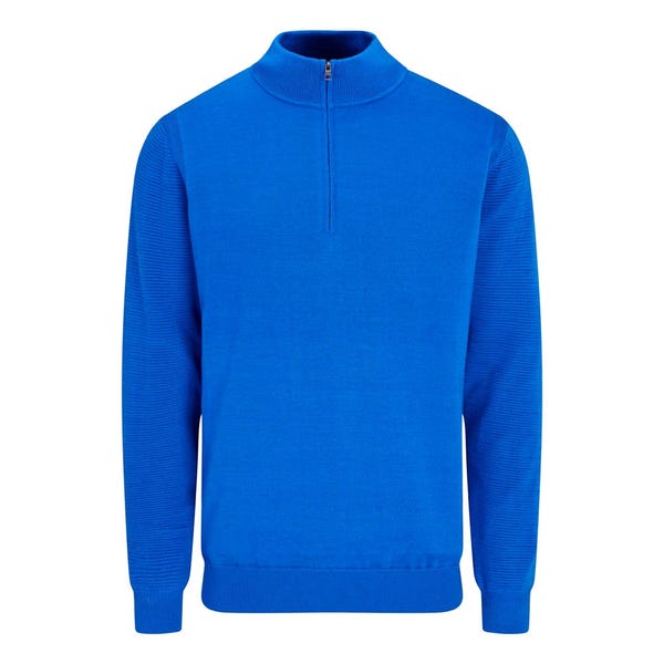 Ping Croy Men's Lined Half Zip Sweater - Dark Blue 24