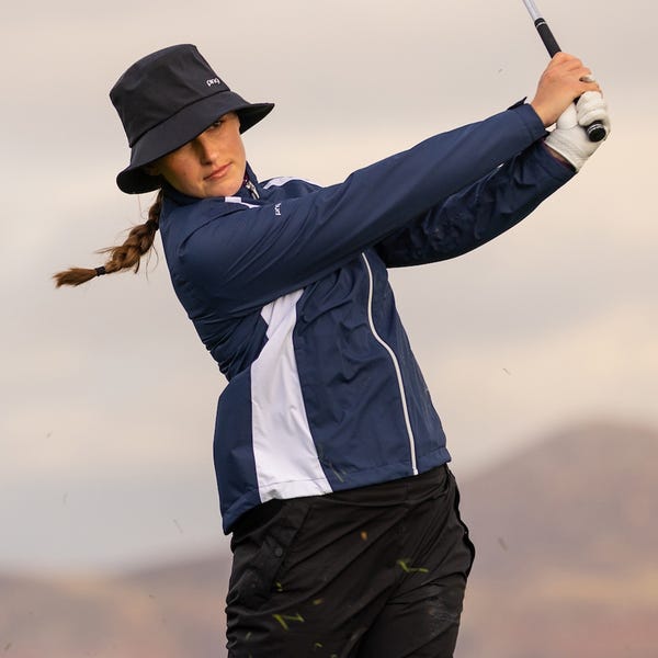 Ping Freda Ladies Waterproof Jacket - Oxford Blue/White