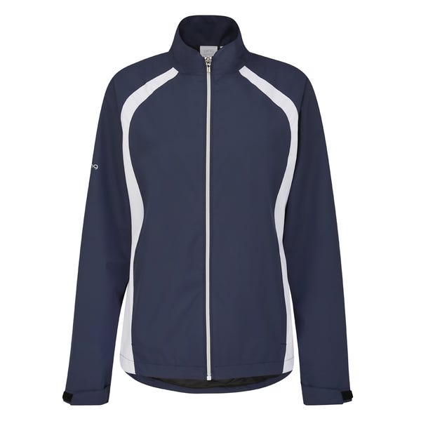 Ping Freda Ladies Waterproof Jacket - Oxford Blue/White