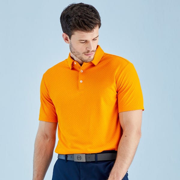 ping Hershel Men's Diamond Polo Shirt - Sunburst Multi