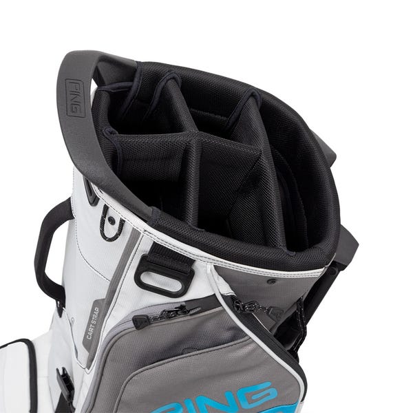 Ping Hoofer Golf Carry Bag - Light Grey/Blue/Graphite