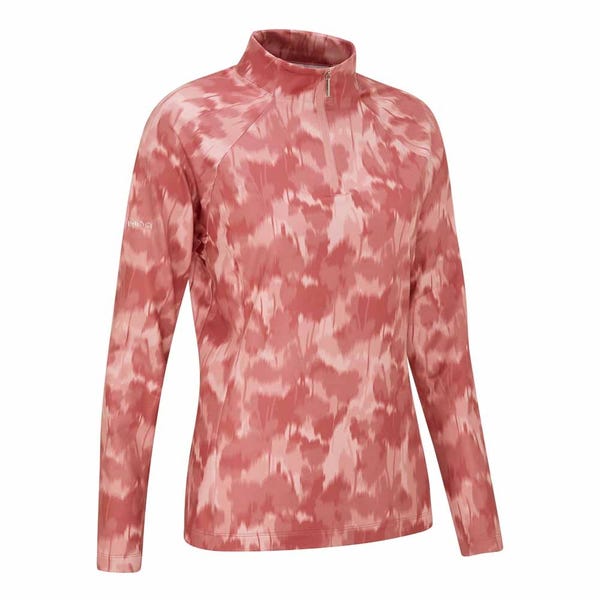 Ping Jasmine Ladies Printed Long Sleeve Top - Rose Multi