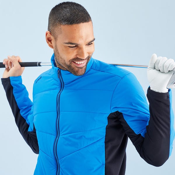 Ping Magnitude Men's Insulated Hybrid Jacket - Brilliant Blue/Black