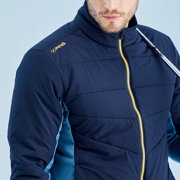Ping Magnitude Men's Insulated Hybrid Jacket - Navy/Blue Fusion