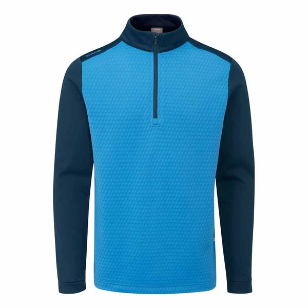 Ping Nolan Men's Quarter Zip Fleece - Tidal Blue/Navy