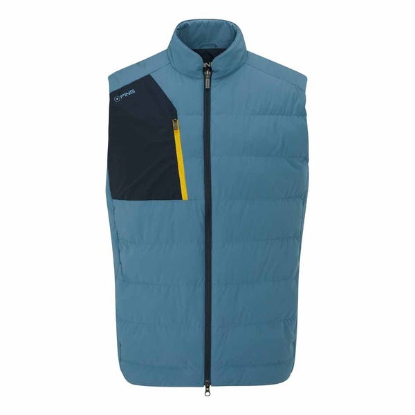 Ping Norse Men's Cocoon Insulated PrimaLoft® Vest - Blue Fusion/Navy