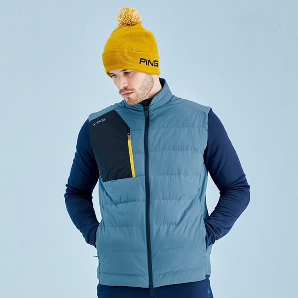 ping Norse Men's Cocoon Insulated PrimaLoft® Vest - Blue Fusion/Navy