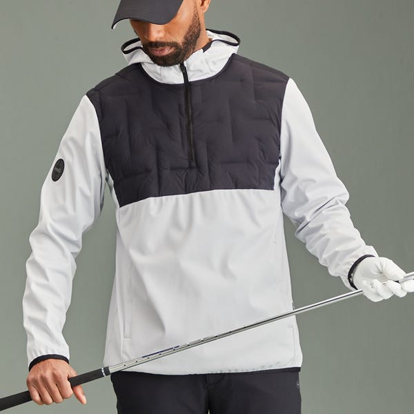 Ping Norse S6 Men's Primaloft® Zoned Hooded Jacket - Quiet Grey/Black