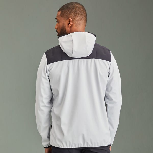 Ping Norse S6 Men's Primaloft® Zoned Hooded Jacket - Quiet Grey/Black