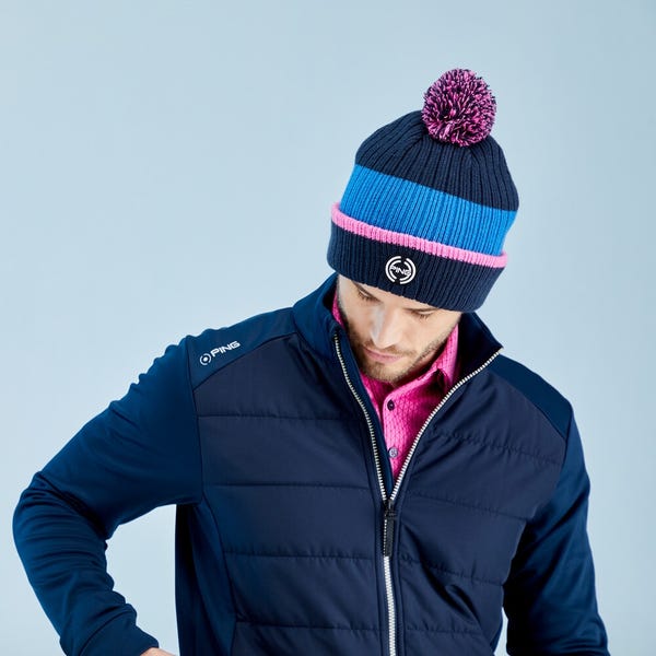 Ping Aiden Men's Hybrid Fleece Jacket - Navy